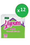 Komili Yuvam Peçete 100'lü x 12 Adet