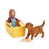Schleich Yavru Köpek Arabası 42543