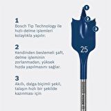 Bosch EXP SCS Yaprak Ahşap Matkap Ucu HEX 40x152mm - 2608900330