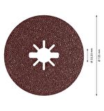 Bosch R781 Expert 125 mm 36 kum Metal Disk Zımpara 