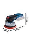 GEX 18V-125 EKSANTRİK ZIMPARA MAKİNESİ SOLO