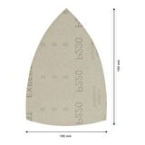 Bosch M480 100x150 mm 220 kum Elek Telli Net Zımpara 2608900730
