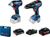 Bosch GDS 18 V-400+GSB 18V-50 1x2.0Ah-1x5.0Ah