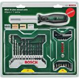Bosch X-line 15 Parça Delme & 25 Parça Vidalama Ucu Seti + Tornavida