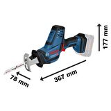 Bosch Gsa 18 V-Li Akülü Tilki Kuyruğu Testere 1x4 Amper 0615990M3Y