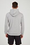 Adidas Trefioil Kapüşonlu Gri Erkek Sweatshirt Dt7963