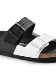 Birkenstock Siyah - Beyaz Erkek Terlik 1019703