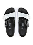 Birkenstock Siyah - Beyaz Erkek Terlik 1019703
