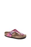Birkenstock Unisex Kids Gizeh Mf Veg Flashy Hologram Terlik
