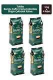 Tchibo Barista Caffè Crema Colombia Origin Çekirdek Kahve 1000 gr x 4 Adet