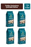 Tchibo Variazone For Coffee-Milk-Specialties Çekirdek Kahve 1000 gr x 4 Adet