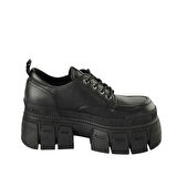 Kadın Oxford ( Klasik) 1622349 Buffalo GOSPHER LACE UP CS - VEGAN NAPPA - Black