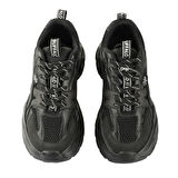 Kadın Oxford ( Klasik) 1636486 Buffalo YUNO - VEGAN Nappa/Mesh- Black