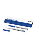 Montblanc 2li Tükenmez Kalem Yedeği Broad Royal Blue 128215