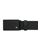 Montblanc Siyah 35 mm Deri Kemer 129993