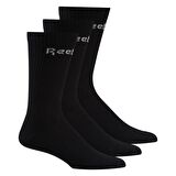 Reebok GH0331 Act Core Unisex Siyah Uzun 3'lü Çorap