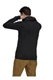 adidas Düz Siyah Erkek Polar Sweatshırt GI7313 Tech Lt HdFZ Fl