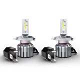 Osram H4 Led Xenon Kit %300 Fazla Işık / 4 Yıl Garantili 12v (2 Adet Far Için)