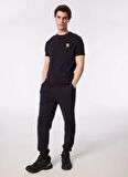 KARL LAGERFELD Bisiklet Yaka Lacivert Erkek T-Shirt 755027500221