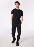 KARL LAGERFELD Bisiklet Yaka Lacivert Erkek T-Shirt 755027500221