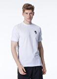 KARL LAGERFELD Bisiklet Yaka Beyaz Erkek T-Shirt 755026542221