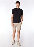 KARL LAGERFELD Bisiklet Yaka Siyah Erkek T-Shirt 755085542221