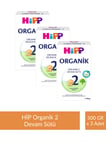 HİPP 2 Organik Devam Sütü 500 gr x 3 Adet