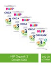 HİPP 3 Organik Devam Sütü 500 gr x 5 Adet