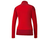 Puma Teamgoal 23 1/4 Zip Top W Kadın Futbol Uzun Kollu Antrenman Üstü 65693701 Kırmızı