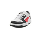 370492-07 Puma Pm Rebound Layup Lo Sl V Ps çocuk Spor Ayakkabı Beyaz