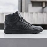 Puma Rebound LayUp SL Erkek Boğazlı Siyah Ayakkabı 36957311