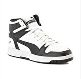PUMA REBOUND ERKEK SİYAH BEYAZ AYAKKABI 369573 13  E-45