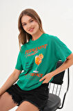 Kadın Permanent Vacation Yeşil T-Shirt