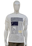 Campione 1099601 Erkek T-Shirt Off White