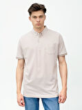 Campione 1319901 Erkek Polo T-Shirt Camel