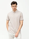 Campione 1319901 Erkek Polo T-Shirt Camel