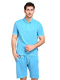Campione 1319902 Erkek Polo T-Shirt Turquoise