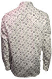 Campione 1709536 Erkek Desenli Gömlek Grey