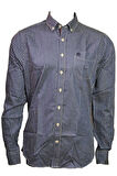 Campione 3709026 Erkek Çizgili Gömlek Dark Navy