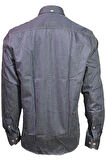 Campione 3709026 Erkek Çizgili Gömlek Dark Navy