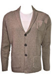 Campione 3849301 Erkek Triko Ceket Camel