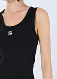 Siyah Kadın Bisiklet Yaka Slim Fit Elbise 50514521