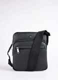 Boss Siyah Erkek Postacı Çantası Ray_Big NS Zip 10263216 01