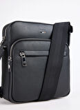 Boss Siyah Erkek Postacı Çantası Ray_Big NS Zip 10263216 01