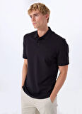 Boss Siyah Erkek Polo T-Shirt Pe_Interlock