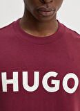 Hugo Bisiklet Yaka Kırmızı Erkek Sweatshırt 50477328_Dem