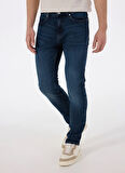Hugo Normal Bel Slim Fit Erkek Denim Pantolon 50530610_HUGO 708 10259627 04