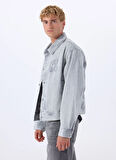 Hugo Gümüş Erkek Denim Ceket 50537733_HUGO 096/1 10269281 01