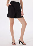 Hugo Yüksek Bel Normal Siyah Kadın Şort 50537634
