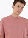 Hugo Bisiklet Yaka Düz Pembe Erkek T-Shirt 50525765_Dinkee 10259511 01